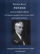 Pavane Orchestra sheet music cover